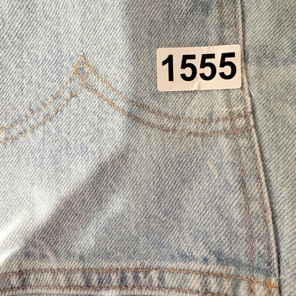 Levi's 505 Jeans Mens 38x30 Light Blue Good Vintage Orange Tab Straight Leg 90s - Picture 14 of 15
